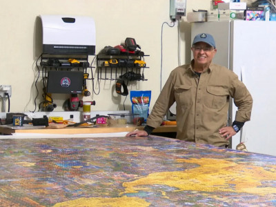 60 мың бөлшектен тұрады: АҚШ тұрғыны әлемдегі ең үлкен пазлды құрастырып шықты