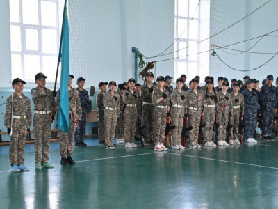 Ақтөбеде оқушыларға әскери оқу орындарына түсу тәртібі таныстырылды