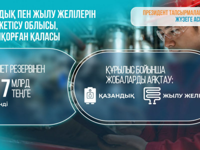 Жетісу өңіріндегі жылу желілерін жөндеуге Үкімет резервінен 5,7 млрд теңге бөлінді