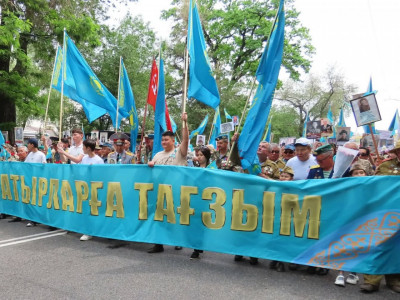 Алматыда «Батырларға тағзым – мәңгі жадымызда» патриоттық акциясы өтеді
