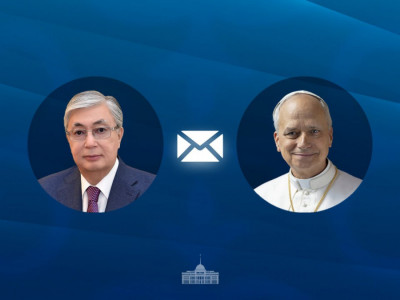 Мемлекет басшысы Рим Папасы XIV Леоға құттықтау жеделхатын жолдады
