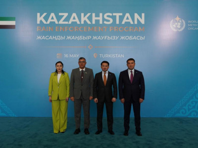 Жауын-шашынды жасанды түрде көбейту жобасының салтанатты іске қосу рәсімі өтті