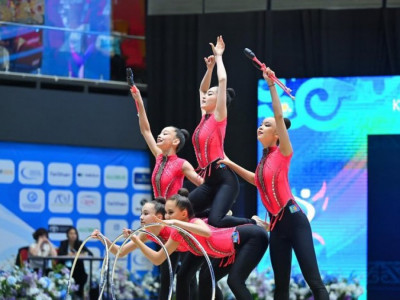 Қазақстан көркем гимнастикадан Азия чемпионатында күміс медаль жеңіп алды