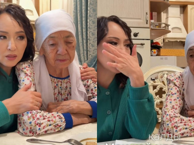«Ешкімді танымай қалды»: Айгүл Иманбаева анасының жағдайын айтып, сырын ақтарды (ВИДЕО)