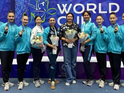 Қазақстандық гимнасшылар Азия чемпонатында топтық көпсайыста қола жүлде иеленді