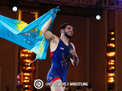 Балуан Майис Алиев Азия чемпионында алтын медаль жеңіп алды