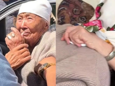 89 жастағы әже 20 жыл көрмеген бауырларымен қауышты (ВИДЕО)