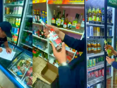 Қарағандыда заңсыз айналымнан 300 бөтелке алкоголь тәркіленді