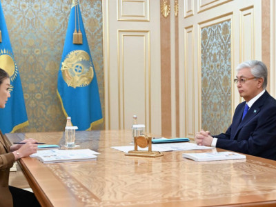 Мемлекет басшысы Бала құқықтары жөніндегі уәкіл Динара Зәкиеваны қабылдады