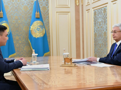 Президент Шымкент қаласының әкімі Ғабит Сыздықбековті қабылдады