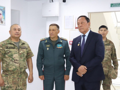 Ұлттық ұланның әскери бөлімінде Мәлік Ғабдуллин атындағы дәрісхана ашылды