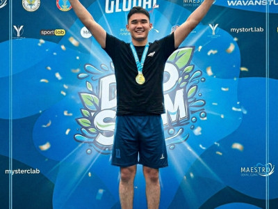 Ұландық спортшы EСО SWIM жүзу жарысының жеңімпазы атанды