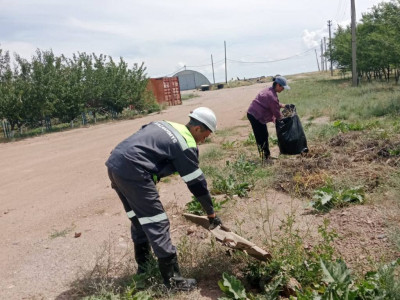Қазақмыс кәсіпорындарында аумақты абаттандыру жұмысы жүргізілді