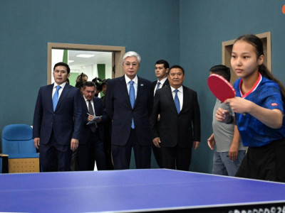 Президент Burabay Arena спорт сарайына барды