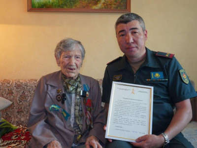 Екінші дүниежүзілік соғыс ардагері Екатерина Баранова 101 жасқа толды