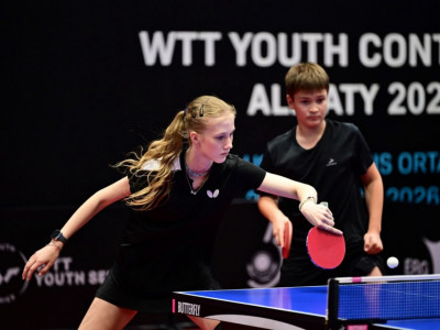 Үстел теннисі: Қазақстан Алматыдағы WTT Youth Contender турнирінде алғашқы медалін жеңіп алды