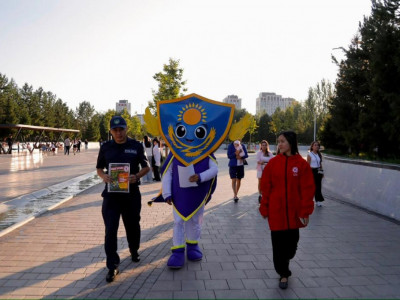 «Таза Қазақстан»: Астананың Орталық саябағында қоғамдық тәртіпті сақтау бойынша рейд өтті