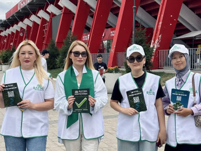 «Байтақ» партиясының кандидаттары «Ақтөбе» футбол клубының жанкүйерлерімен жүздесті