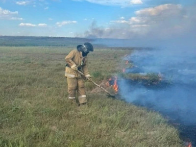 Ақмола облысында бір тәулікте 100 гектарға жуық жер өртенді