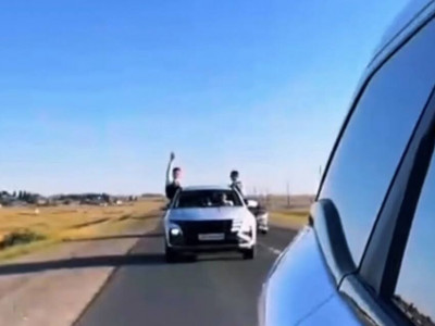 Ақтөбеде той кортежі ұсталды