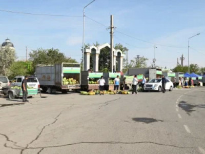 Қазалыда Құрылтай сайлауы күні ауыл шаруашылығы өнімдерінің жәрмеңкесі ұйымдастырылды