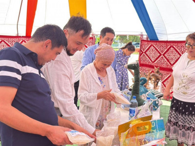 Қызылорда облысындағы сайлау учаскесінде «Ауылдың дәмі» көрмесі ұйымдастырылды
