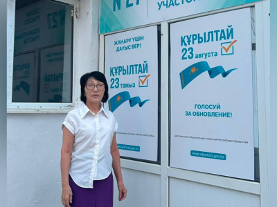 Жезқазғанда дауыс беру процесі белгіленген тәртіпке сәйкес өтіп жатыр – бақылаушы