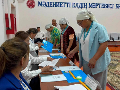 Қызылорда облысында 15 батыр ана бір мезетте сайлау учаскесіне келді