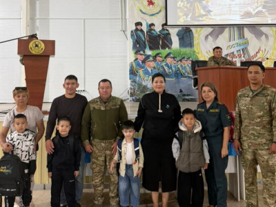 Ұлттық ұланның Қостанайдағы әскери бөлімінде «Мектепке жол» акциясы өтті
