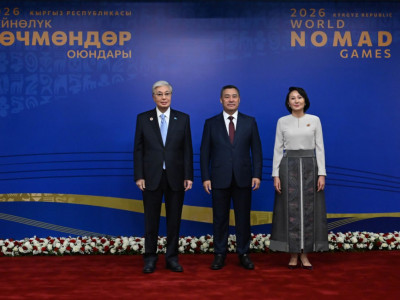 Президент Бішкекте Дүниежүзілік көшпенділер ойындарының ашылуына қатысты