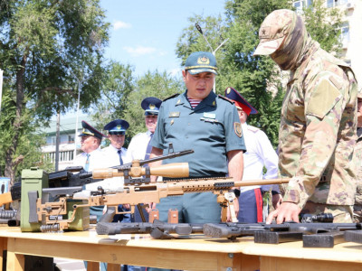 Ұлттық ұланның Бас қолбасшысы Жетісудағы әскери бөлімді тексерді