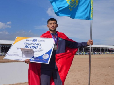 Көшпенділер ойыны – 2026: Расул Құрайыш аударыспақтан күміс жүлде еншіледі