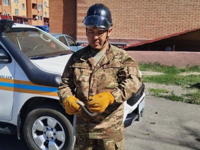 Қарағанды облысында тұрғын үй маңынан жылан ұсталды