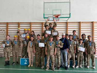 «Жас Бүркіт»: 5573 әскери бөлімінде жиырмадан астам жас әскери-патриоттық тәрбие алып жатыр