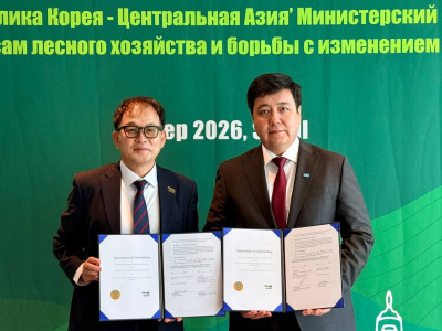 Қазақстан Кореямен орман шаруашылығына қатысты меморандум жасасты