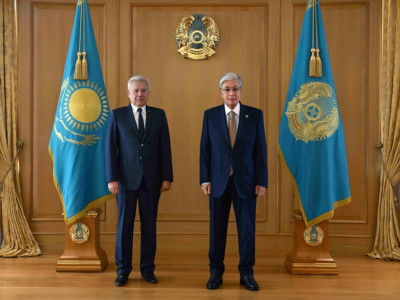 Президент «Лукойл» компаниясының негізін қалаушысымен кездесті