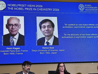 Нобель – 2026: Химия саласындағы сыйлық екі ғалымға берілді