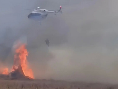 Жетісу облысында жазық даладан өрт шықты