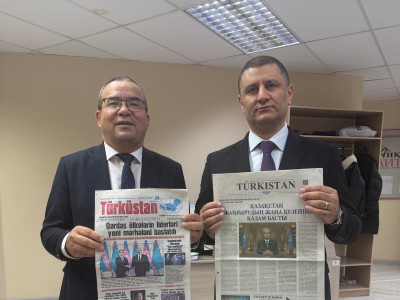 «Türküstan» мен «TURKISTAN» әріптестік байланыс орнатпақ