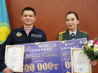 Ұлттық ұлан сарбазы жоғары оқу орнының білім грантын жеңіп алды