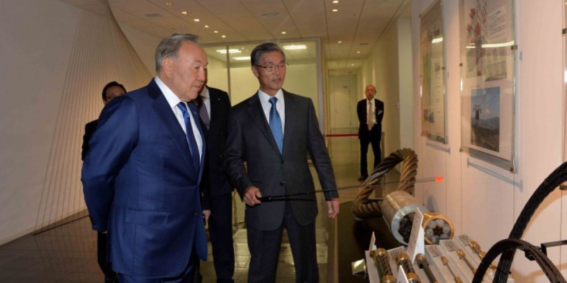 Елбасы «Tokyo rope Almaty» зауытын іске қосты