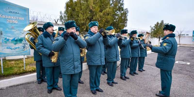ОҚО әкімі ҚР Ұлттық гвардиясының мерекелік саптық жиынына қатысты
