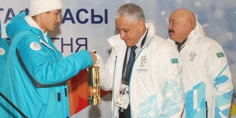 Универсиада Алауы елордадан Алматы қаласына жеткізілді