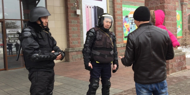 Тараз қаласында терроризмге қарсы оқулар өтті