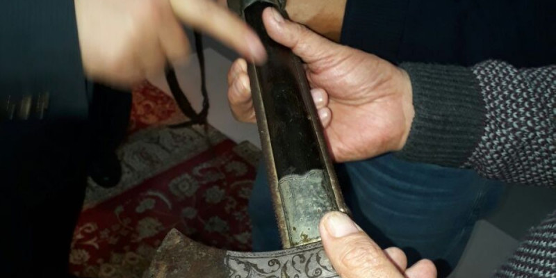 Қанжығалы Бөгенбайдың айбалтасы музейге тапсырылды