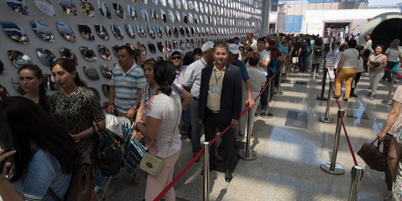 Алғашқы аптада қонақтар ЭКСПО павильондарына 1 миллионнан астам рет кірді