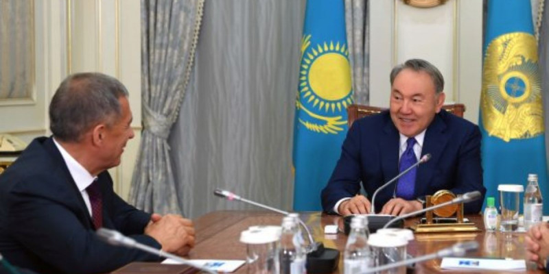 Назарбаевқа "Татарстан Республикасына сіңірген еңбегі үшін" ордені табысталды