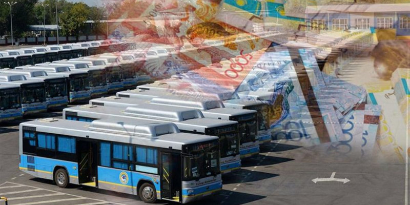 Сараланған тариф арқылы қоғамдық көліктер 100 млн теңгеден астам пайда тапты