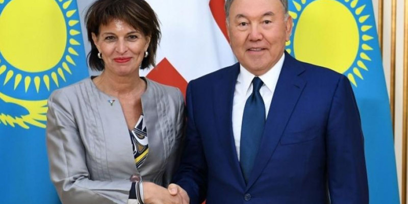 Елбасы Швейцария Конфедерациясының Президенті Дорис Лойтхардпен кездесті