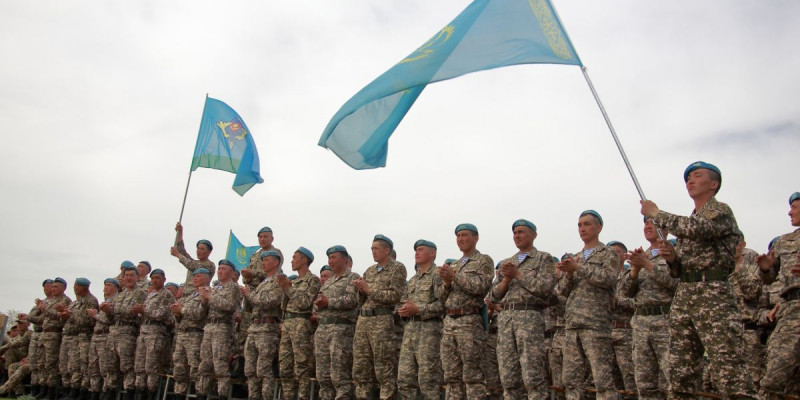 Дала жаттығуында шыңдалған сарбаздар